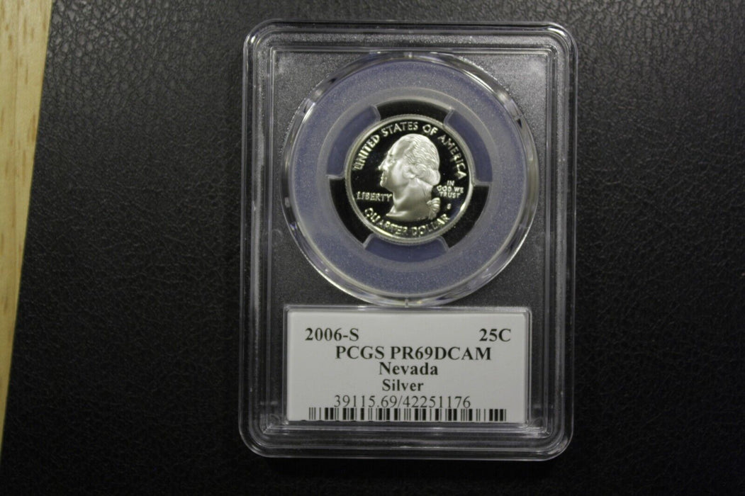 2006-S Silver Nevada State Quarter - PCGS PR69DCAM - Wild Mustangs - Nice!