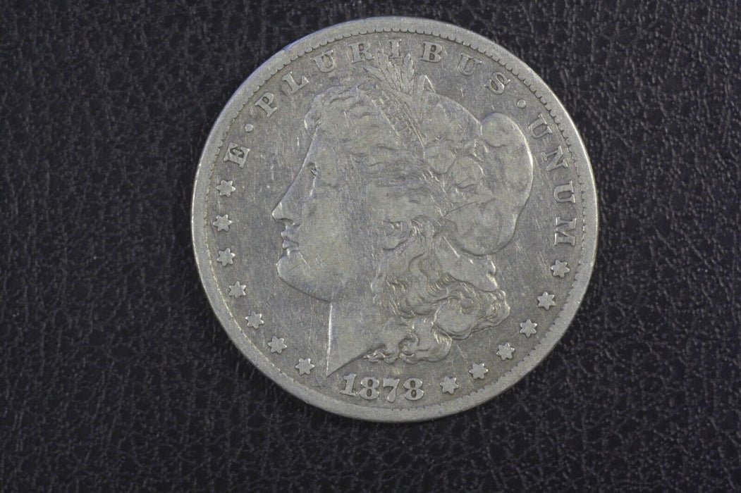 BETTER DATE 1878-CC MORGAN SILVER DOLLAR - DECENT GRADE COIN