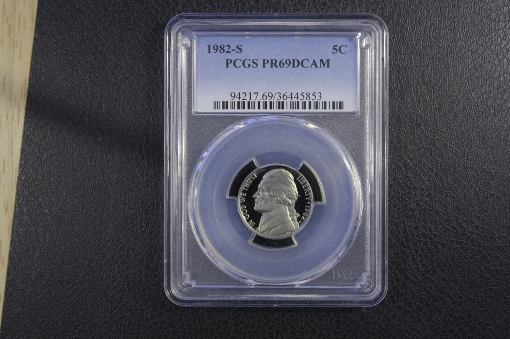 1982-S PCGS Proof 69 Deep Cameo (PR69DCAM) Jefferson Nickel 36445853