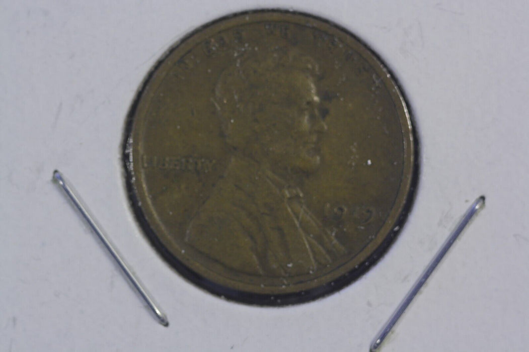 1919 P Lincoln Wheat Cent/Penny - Circulated - F Fine to VF Very Fine