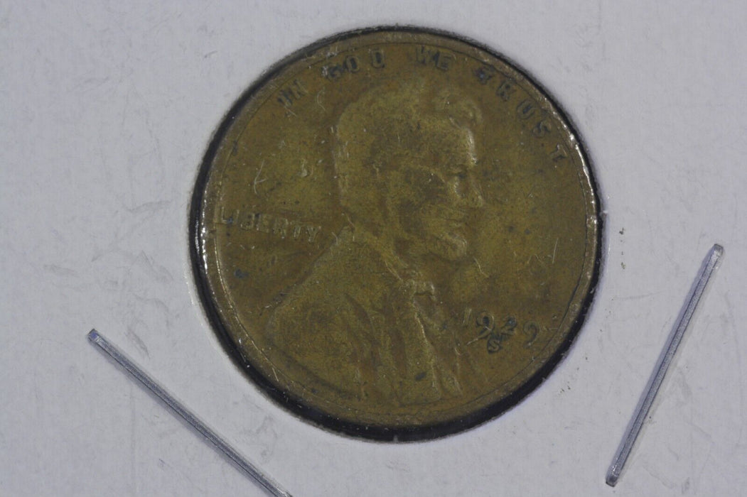 1929-S LINCOLN CENTS (PENNY) - (XF) X-FINE OR BETTER