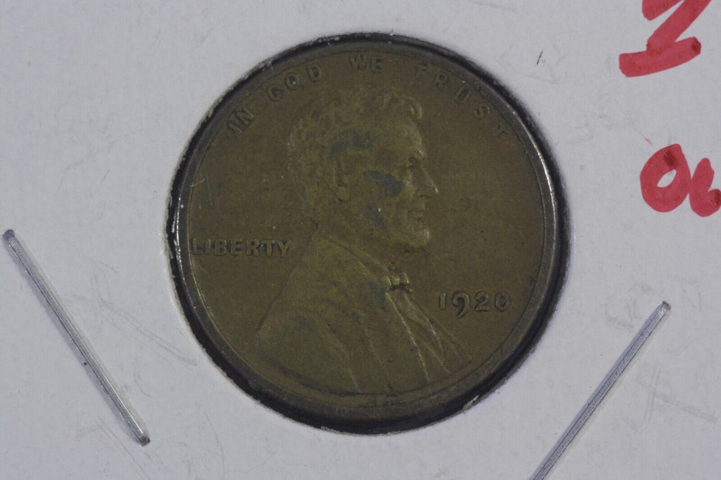 1920 P - Lincoln Wheat Penny - G/VG