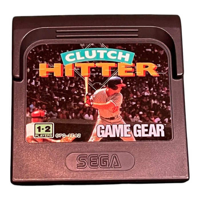 Sega Game Gear - Clutch Hitter - With Case and Instruction Manual