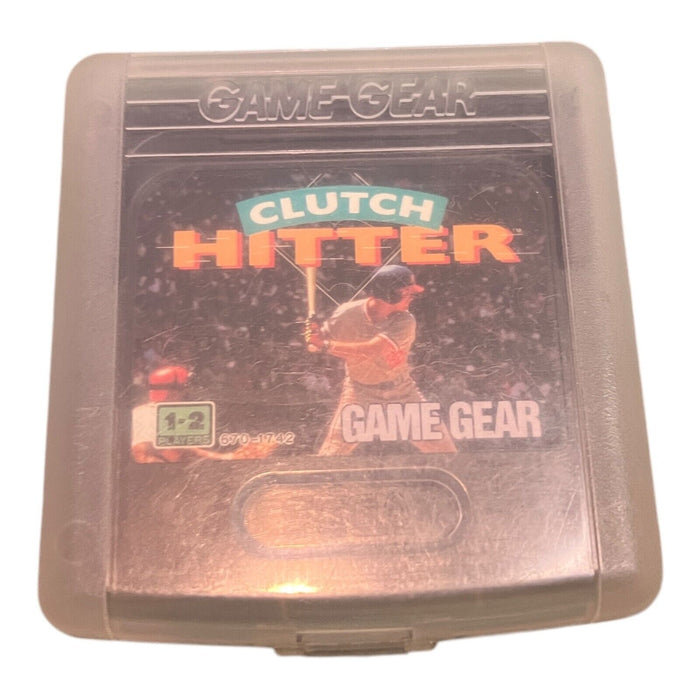 Sega Game Gear - Clutch Hitter - With Case and Instruction Manual