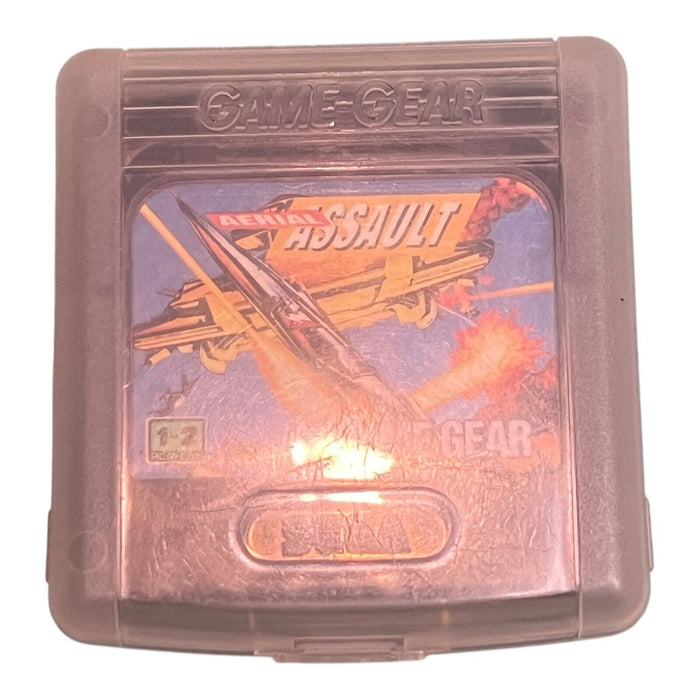 Aerial Assault w/ Instruction Manual - Sega Game Gear - Tested & Working