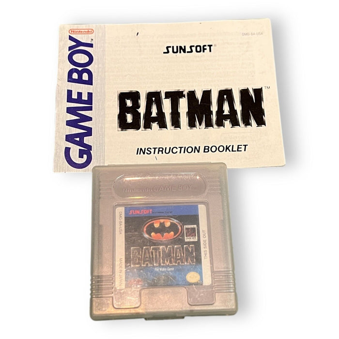 Batman The Video Game (Nintendo Gameboy, 1990) Authentic Tested Working