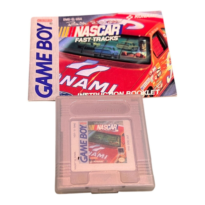 Bill Elliott's NASCAR Fast Tracks (Nintendo Game Boy) w/ Manual Authentic Tested