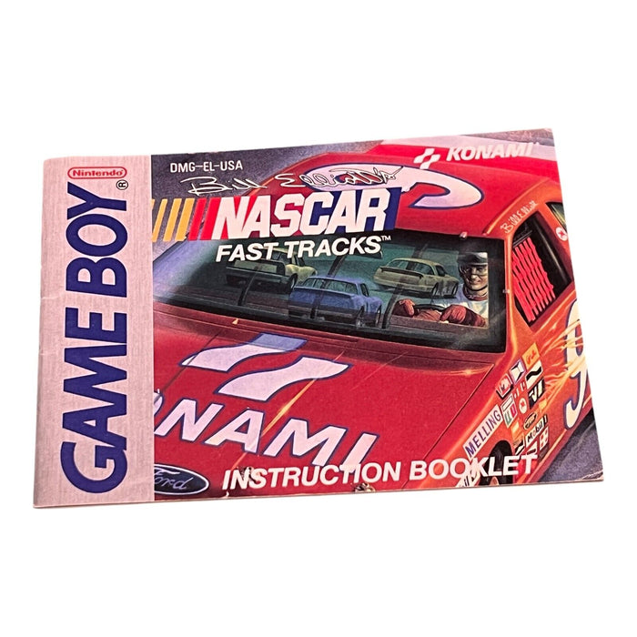 Bill Elliott's NASCAR Fast Tracks (Nintendo Game Boy) w/ Manual Authentic Tested