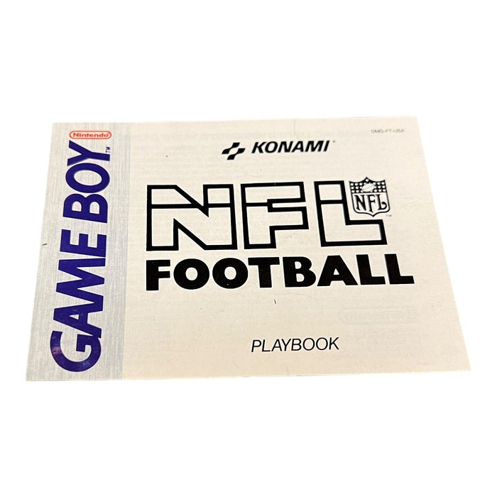 Nintendo Konami Game Boy NFL Football Game with Case and Manual - WORKING