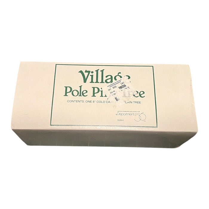 Dept 56 Village Accessory #55280 Village Pole Pine Tree 8"