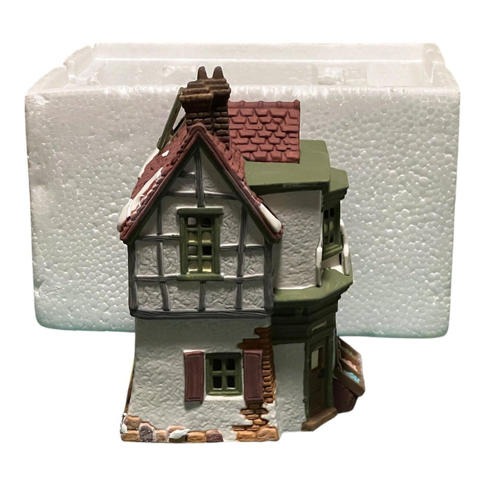 Dept 56 Ceramic Christmas Village House The Mermaid Fish Shoppe Box And Foam