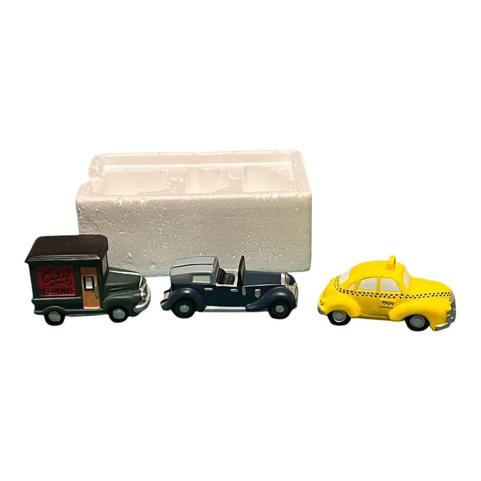 Dept 56 Heritage Village Automobiles Set of 3 #5964-1 Christmas In The City