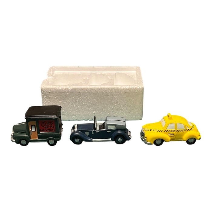 Dept 56 Heritage Village Automobiles Set of 3 #5964-1 Christmas In The City