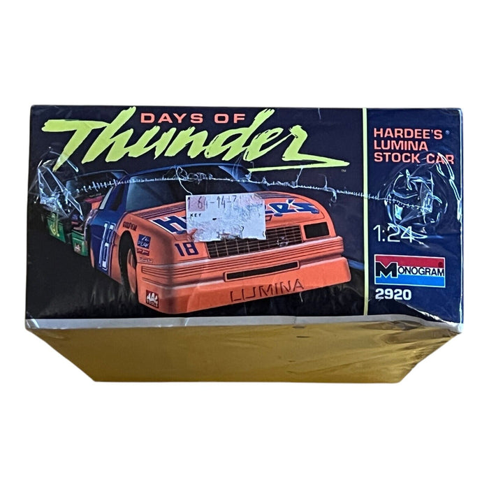 Vintage 1990 Monogram Model Days of Thunder Hardee's Lumina Stock Car  1:24-NIB