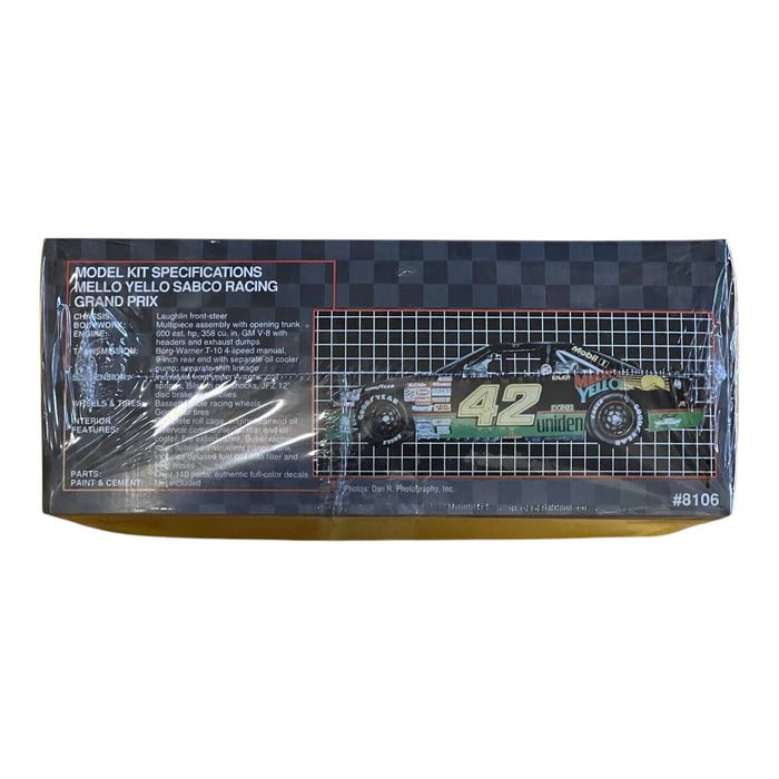 AMT 8106 #42 MELLO YELLO PONTIAC GRAND PRIX WRAPPED 1991 SABCO RACING NASCAR