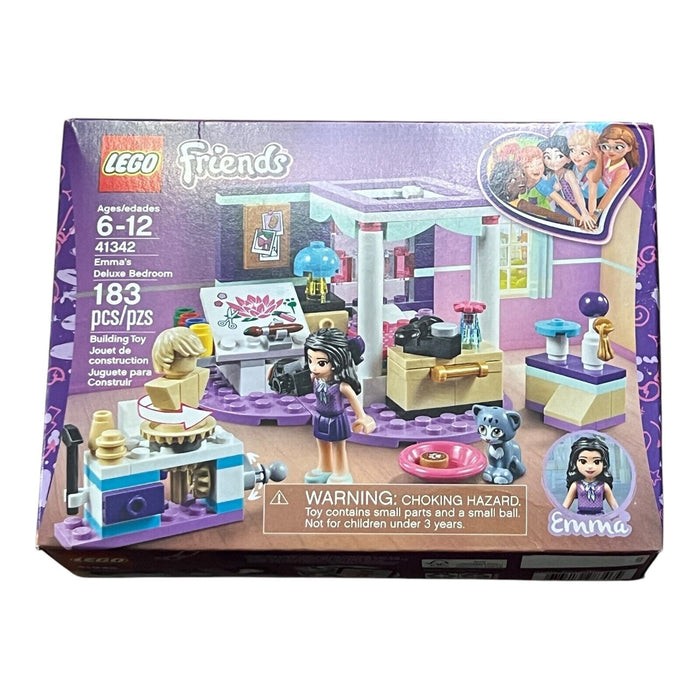 LEGO Friends Emma's Deluxe Bedroom Set 41342 New Damaged Box