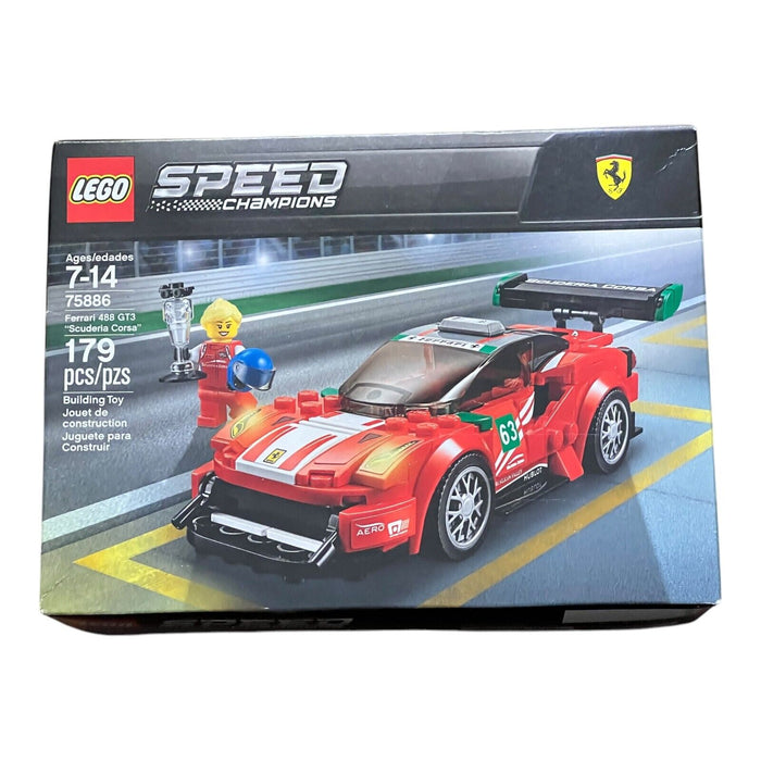 LEGO Speed Champions Ferrari 488 GT3 Scuderia Corsa (75886) - New Sealed