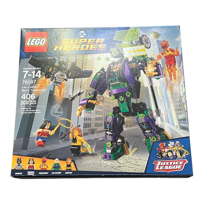 LEGO DC Super Heroes Lex Luthor Mech Takedown 76097 Retired