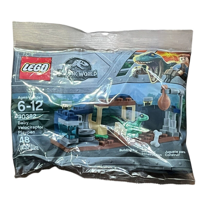 LEGO Jurassic World 30382 Baby Velociraptor Playpen NEW Polybag.