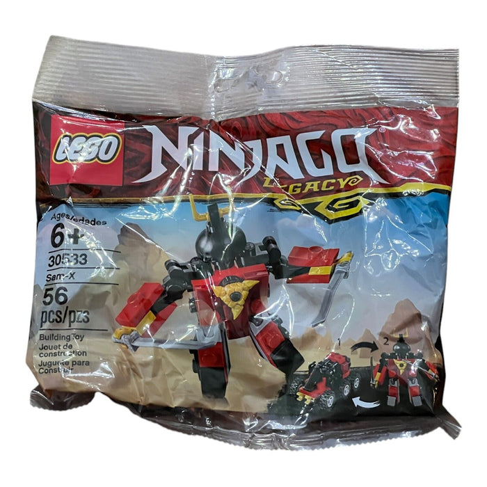 LEGO NINJAGO Legacy Sam-X Polybag Set 30533 New Sealed 56 Pcs Building Toy