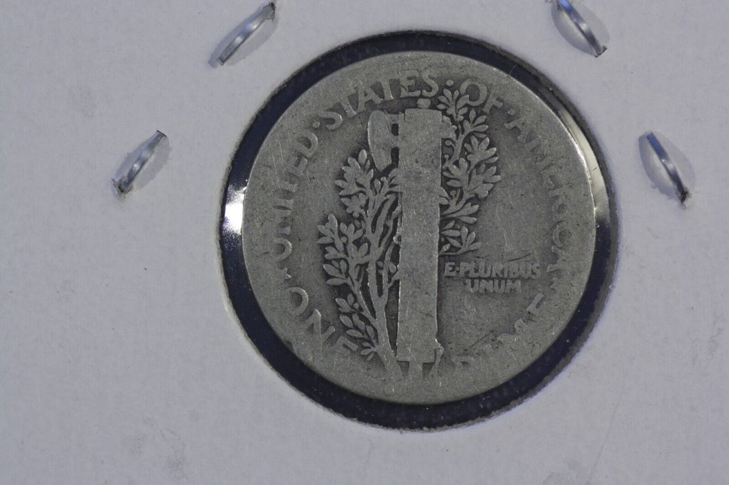 1917 Mercury Dime 90% Silver 10c Album Filler