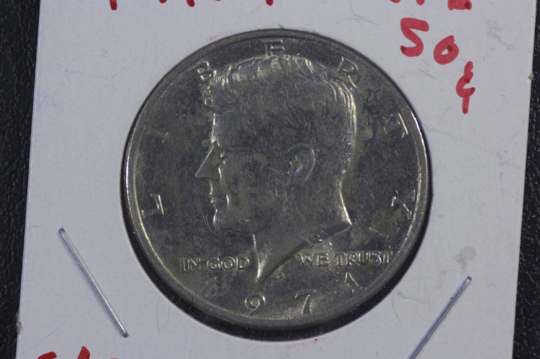 1971-D KENNEDY HALF DOLLAR 50c COIN CLAD VERY NICE