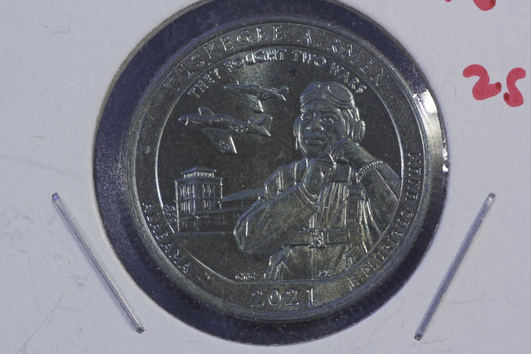 2021 D Tuskegee Airmen Quarter Actual Coin Toning