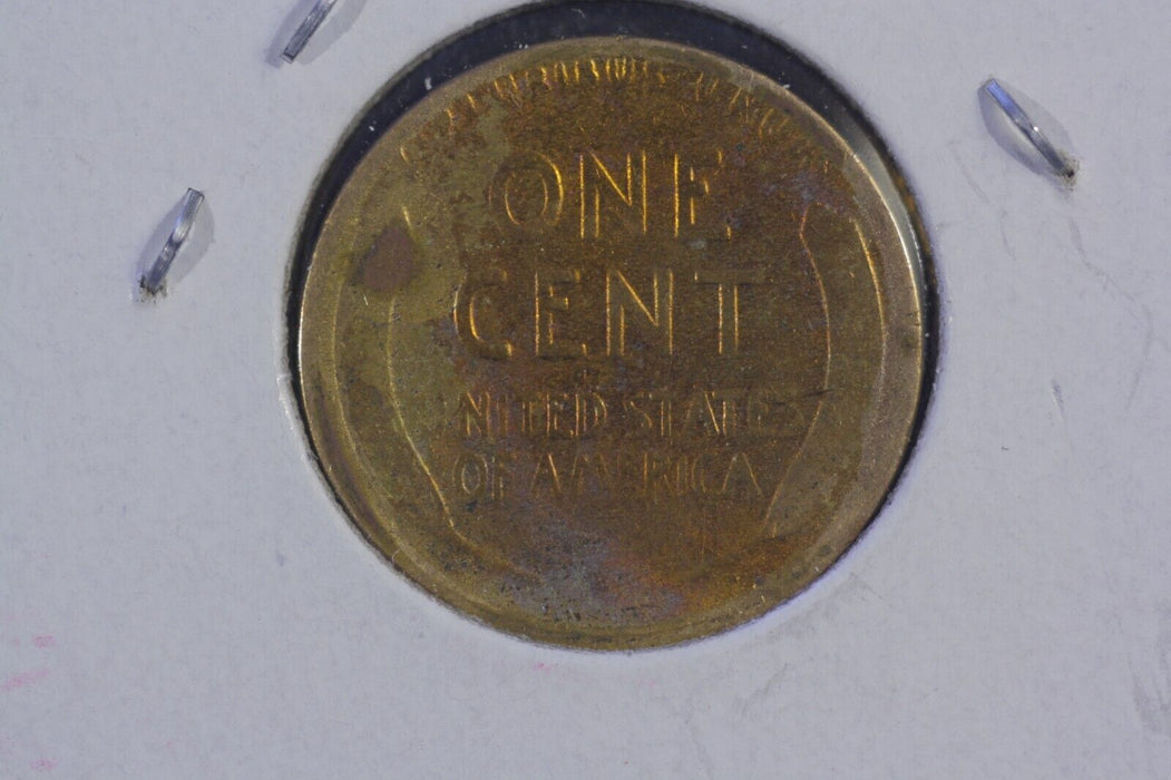 1918 D - Lincoln Wheat Penny - G/VG - Cleaned Coin