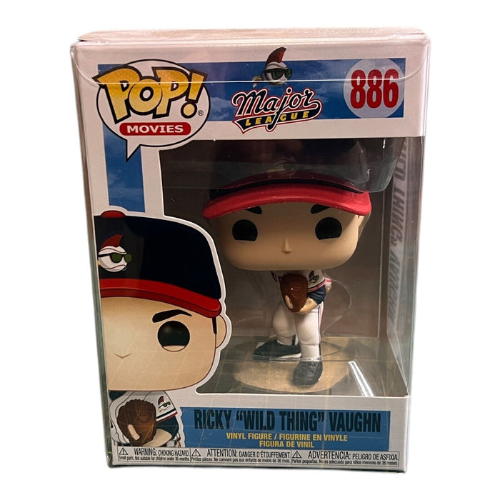 Funko Pop! Movies: MAJOR LEAGUE RICKY "Wild Thing" VAUGHN #886 ☆CHARLIE SHEEN☆