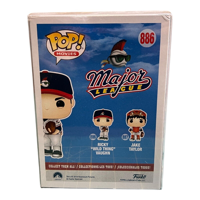 Funko Pop! Movies: MAJOR LEAGUE RICKY "Wild Thing" VAUGHN #886 ☆CHARLIE SHEEN☆