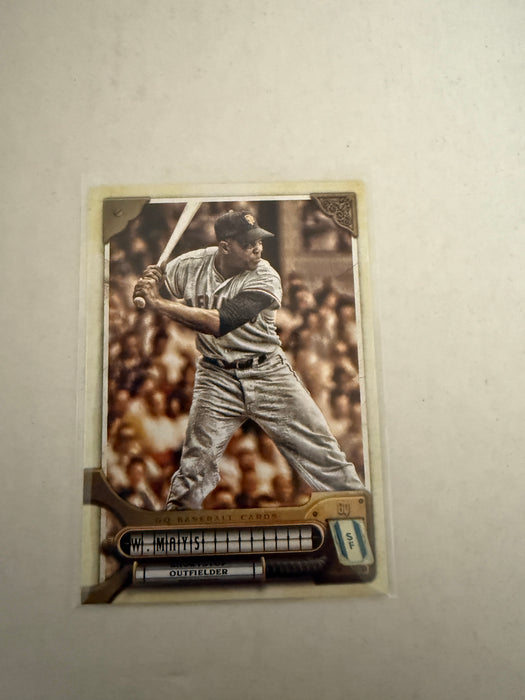 Willie Mays 2022 Topps Gypsy Queen # 312 Short Print San Francisco Giants
