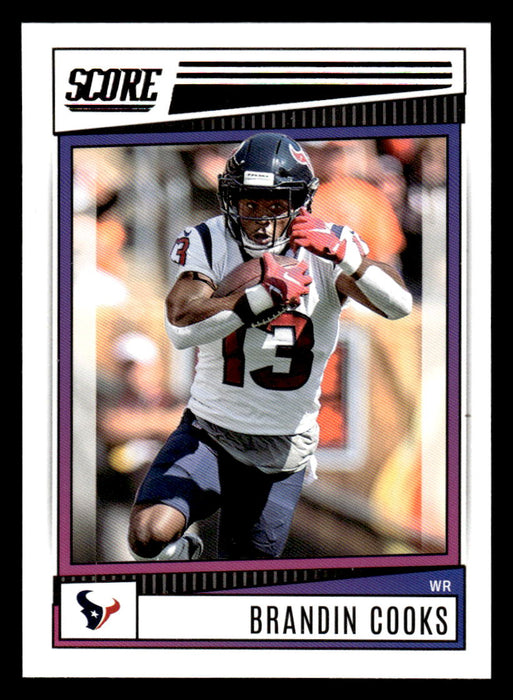 2022 Panini Score Football Brandin Cooks # 1 Base Houston Texans