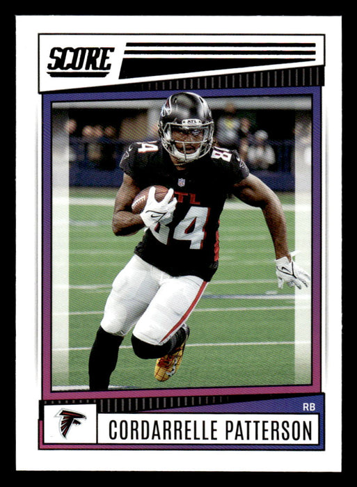 2022 Panini Score Football Cordarrelle Patterson # 41 Base Atlanta Falcons