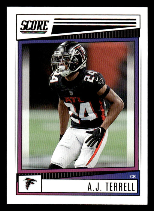 2022 Panini Score Football A.J. Terrell # 43 Base Atlanta Falcons