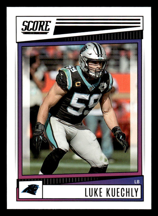 2022 Panini Score Football Luke Kuechly # 53 Base Carolina Panthers