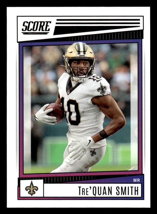 2022 Panini Score Football Tre'Quan Smith # 55 Base New Orleans Saints