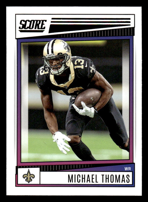 2022 Panini Score Football Michael Thomas # 56 Base New Orleans Saints