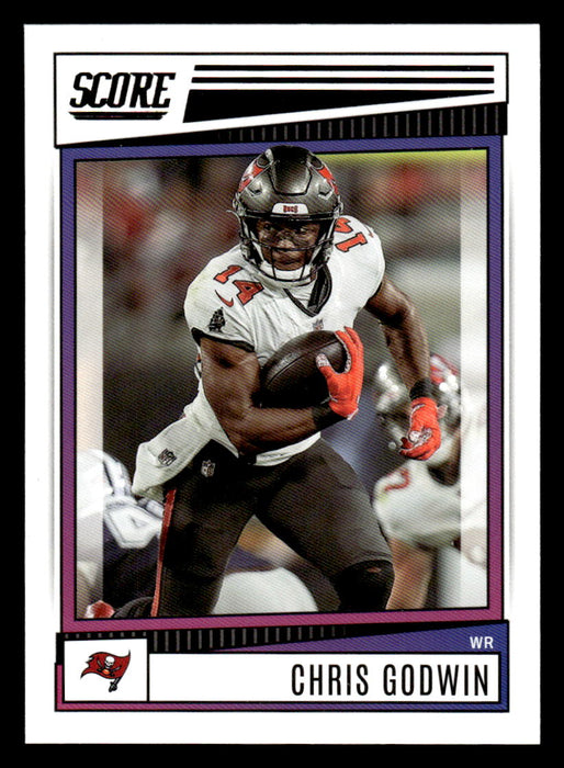 2022 Panini Score Football Chris Godwin # 65 Base Tampa Bay Buccaneers