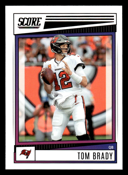 2022 Panini Score Football Tom Brady # 68 Base Tampa Bay Buccaneers