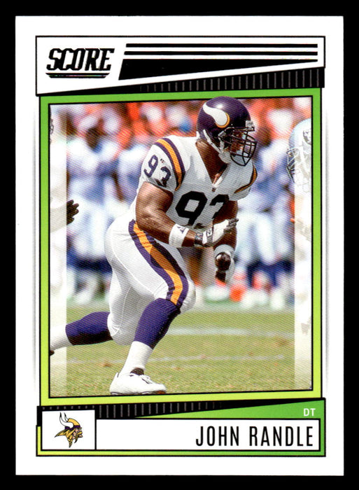 2022 Panini Score Football John Randle # 112 Base Minnesota Vikings