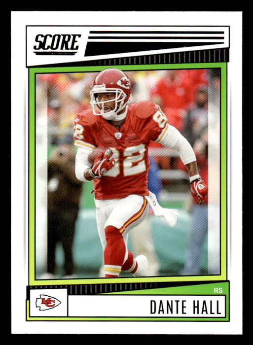 2022 Panini Score Football Dante Hall # 121 Base Kansas City Chiefs