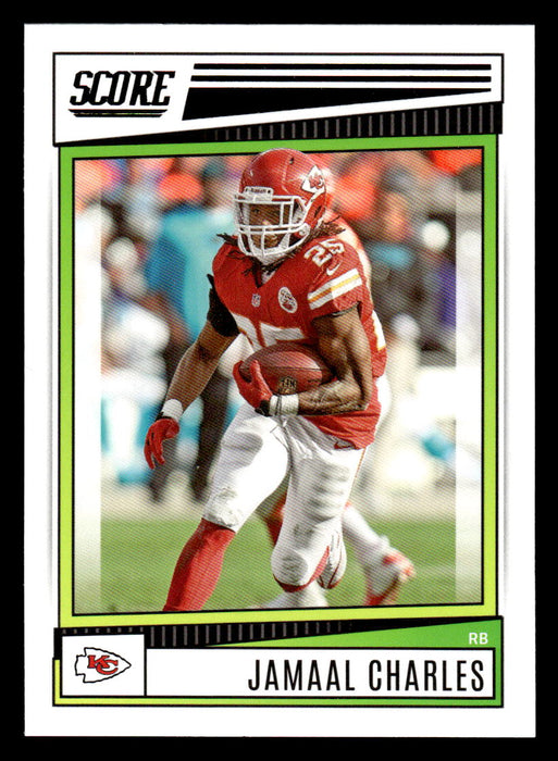 2022 Panini Score Football Jamaal Charles # 122 Base Kansas City Chiefs