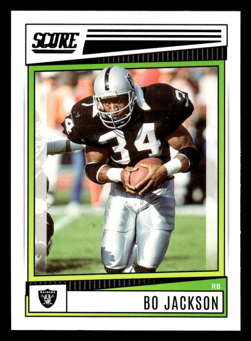 2022 Panini Score Football Bo Jackson # 132 Base Los Angeles Raiders