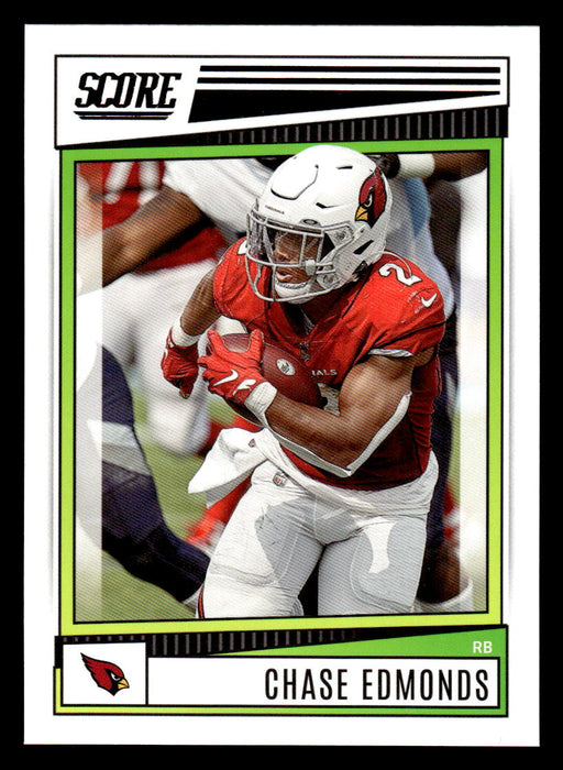 2022 Panini Score Football Chase Edmonds # 148 Base Arizona Cardinals