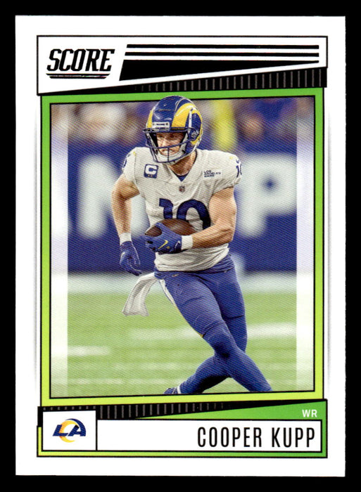 2022 Panini Score Football Cooper Kupp # 152 Base Los Angeles Rams