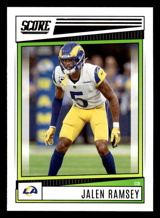 2022 Panini Score Football Jalen Ramsey # 159 Base Los Angeles Rams