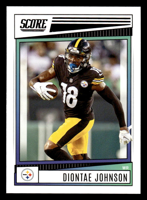 2022 Panini Score Football Diontae Johnson # 211 Base Pittsburgh Steelers