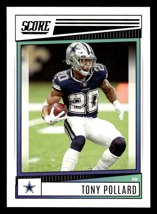 2022 Panini Score Football Tony Pollard # 224 Base Dallas Cowboys