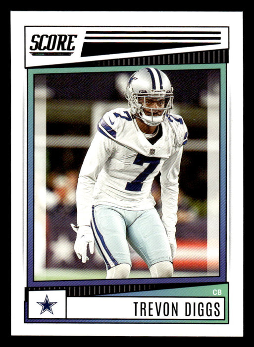 2022 Panini Score Football Trevon Diggs # 228 Base Dallas Cowboys