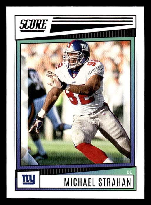 2022 Panini Score Football Michael Strahan # 239 Base New York Giants